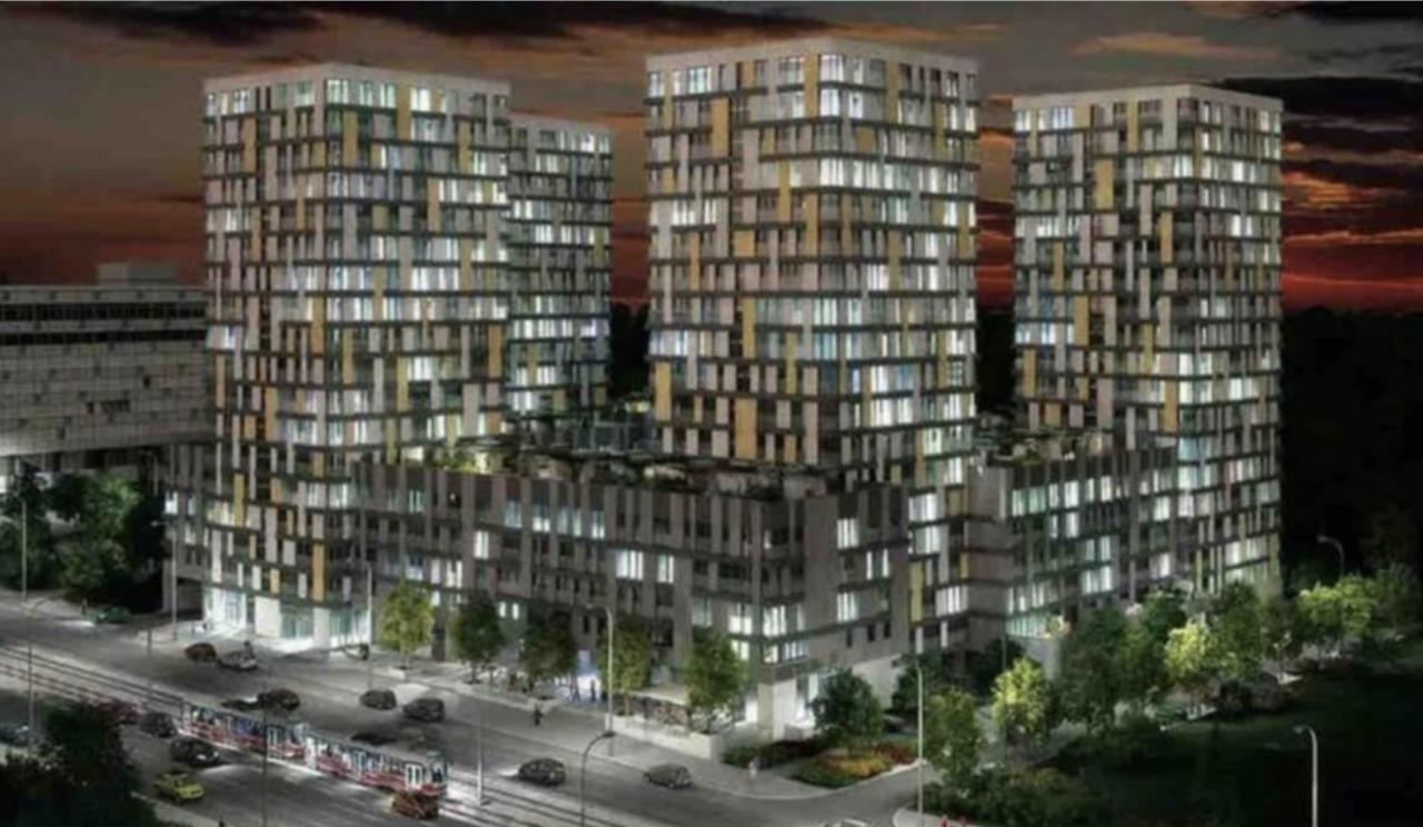 Residence Garden Tower S Balkonem, Garaz Prag Eksteriør billede